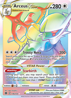 Arceus VSTAR #176 from Brilliant Stars