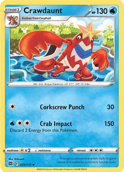 Crawdaunt #33 from Brilliant Stars