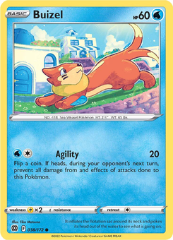 Buizel #38 from Brilliant Stars