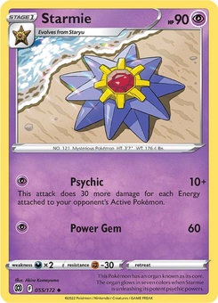Starmie #55 from Brilliant Stars
