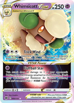 Whimsicott VSTAR #65 from Brilliant Stars