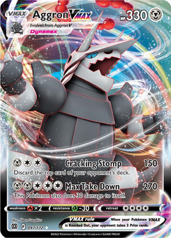 Aggron VMAX #97 from Brilliant Stars