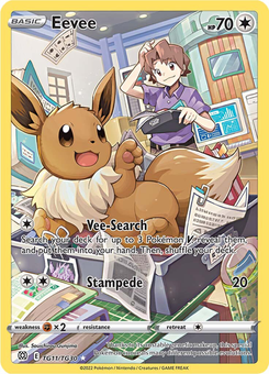 Eevee #TG11 from Brilliant Stars