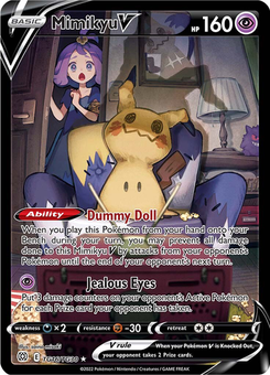 Mimikyu V #TG16 from Brilliant Stars