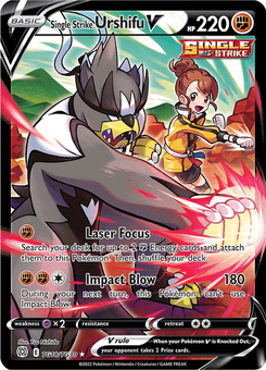 Single Strike Urshifu V #TG18 from Brilliant Stars
