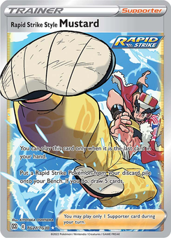 Rapid Strike Style Mustard #TG27 from Brilliant Stars