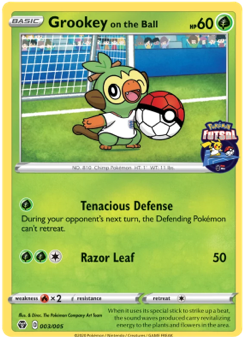 Grookey on the Ball #3 from Futsal Collection