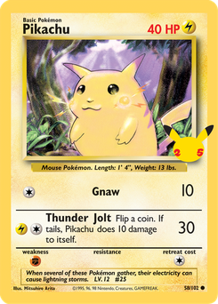 Pikachu #1 from First Partner Pack (Jumbo)