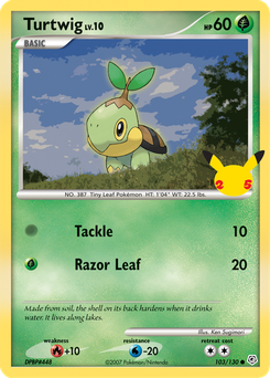 Turtwig #11 from First Partner Pack (Jumbo)