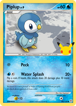 Piplup #12 from First Partner Pack (Jumbo)