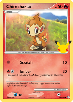 Chimchar #13 from First Partner Pack (Jumbo)