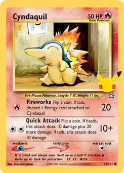 Cyndaquil #7 from First Partner Pack (Jumbo)