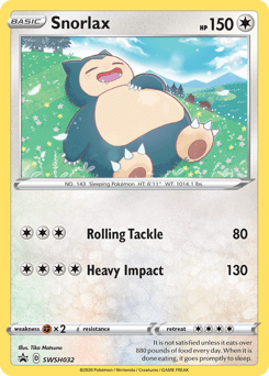 Snorlax #SWSH032 by Tika Matsuno