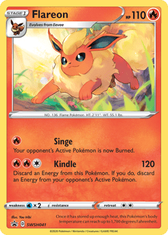 Flareon #SWSH041 by You Iribi