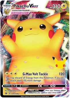 Pikachu VMAX #SWSH062 from SWSH Black Star Promos