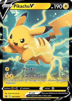 Pikachu V #SWSH063 by Ryota Murayama