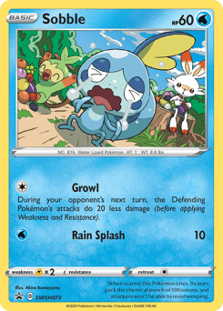 Sobble #SWSH073 from SWSH Black Star Promos
