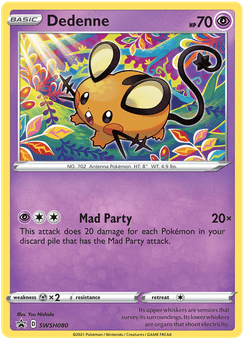 Dedenne #SWSH080 from SWSH Black Star Promos