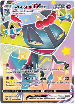 Dragapult VMAX #SWSH097 from SWSH Black Star Promos