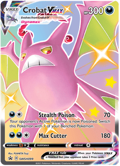 Crobat VMAX #SWSH099 from SWSH Black Star Promos