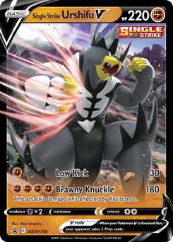 Single Strike Urshifu V #SWSH106 by 5ban Graphics