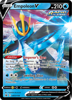 Empoleon V #SWSH108 from SWSH Black Star Promos