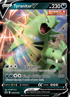 Tyranitar V #SWSH109 from SWSH Black Star Promos