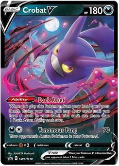 Crobat V #SWSH110 from SWSH Black Star Promos