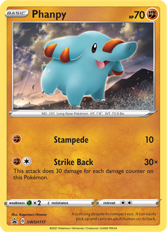 Phanpy #SWSH117 from SWSH Black Star Promos