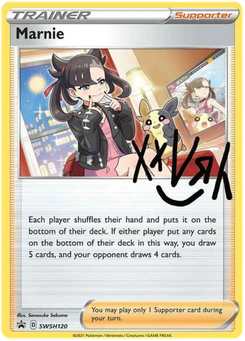 Marnie #SWSH120 from SWSH Black Star Promos