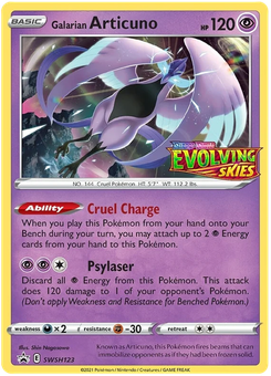 Galarian Articuno #SWSH123 from SWSH Black Star Promos