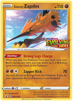 Galarian Zapdos #SWSH124 by Oswaldo Kato