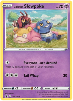 Galarian Slowpoke #SWSH126 by Sowsow