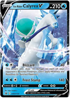Ice Rider Calyrex V #SWSH130 by 5ban Graphics