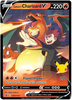 Lance's Charizard #SWSH133 from SWSH Black Star Promos