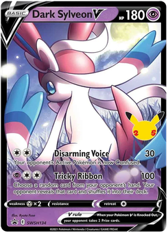 Dark Sylveon V #SWSH134 from SWSH Black Star Promos