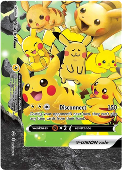 Pikachu V-Union #SWSH141 from SWSH Black Star Promos