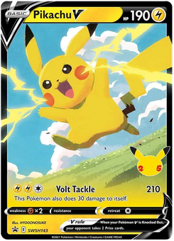 Pikachu V #SWSH143 by Hyogonosuke