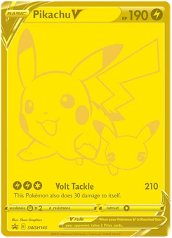 Pikachu V #SWSH145 by 5ban Graphics