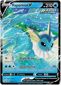 Vaporeon V #SWSH150 by 5ban Graphics