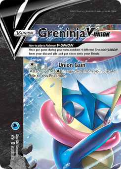 Greninja V-Union #SWSH155 from SWSH Black Star Promos