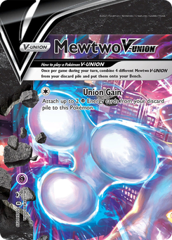 Mewtwo V-Union #SWSH159 from SWSH Black Star Promos