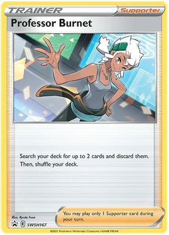 Professor Burnet #SWSH167 from SWSH Black Star Promos