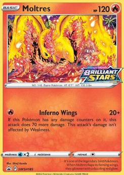 Moltres #SWSH185 by Shinji Kanda