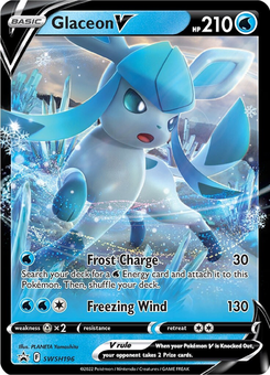 Glaceon V #SWSH196 from SWSH Black Star Promos