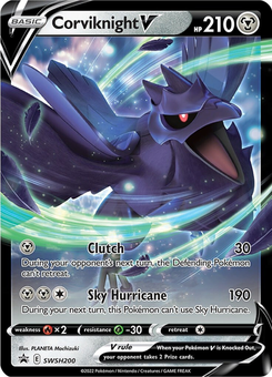 Croviknight V #SWSH200 from SWSH Black Star Promos