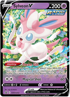 Sylveon V #SWSH202 from SWSH Black Star Promos