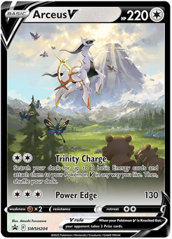 Arceus V #SWSH204 from SWSH Black Star Promos
