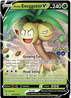 Alolan Exeggutor V #SWSH225 by Mugenup