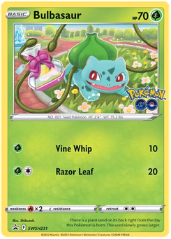 Bulbasaur #SWSH231 from SWSH Black Star Promos